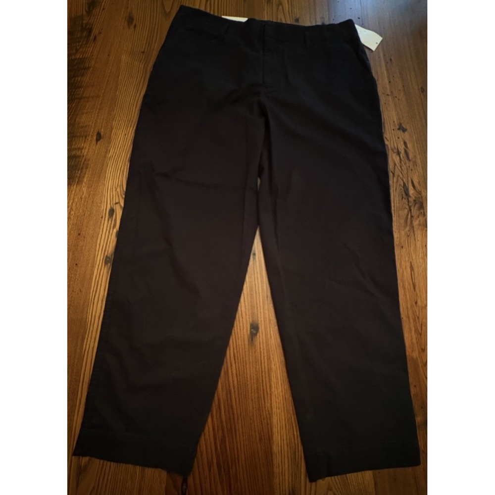 A New Day Womens Black High Rise Straight Leg Stretch Pants Size 12R NWT